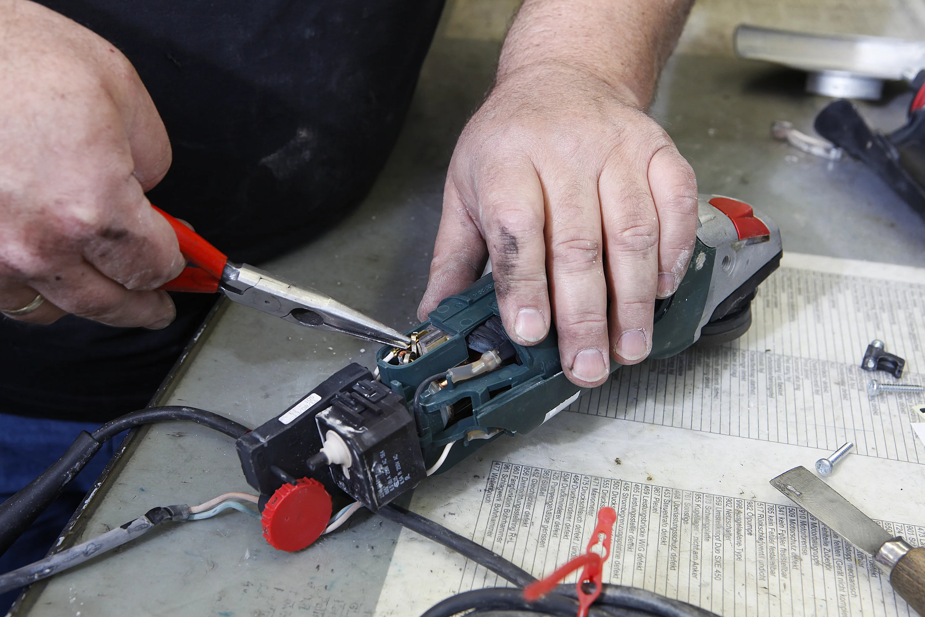 Ремонт электроинструмента пример 8