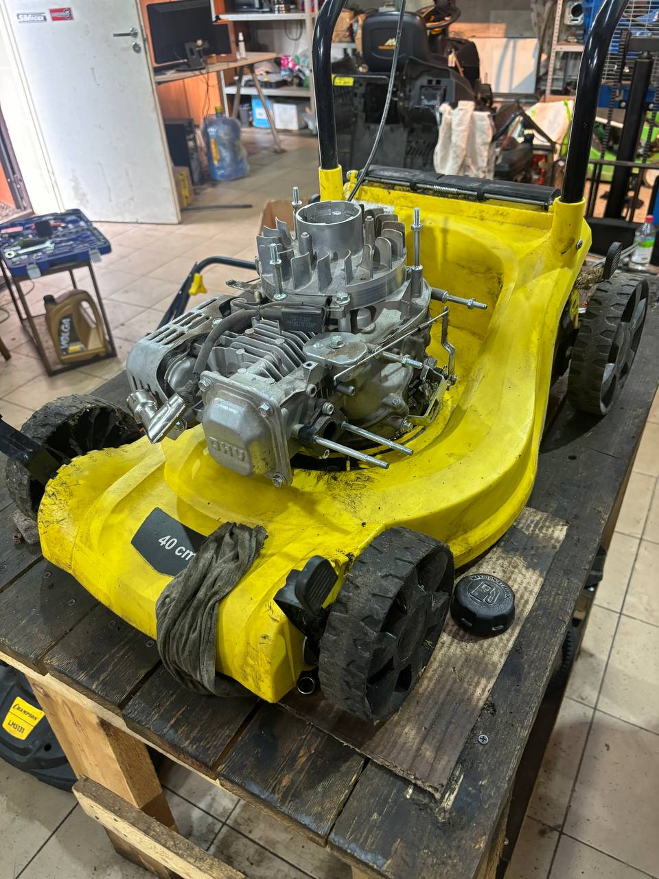 Ремонт садовой техники пример 3